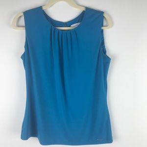 Calvin Klein | Blue Sleeveless Blouse